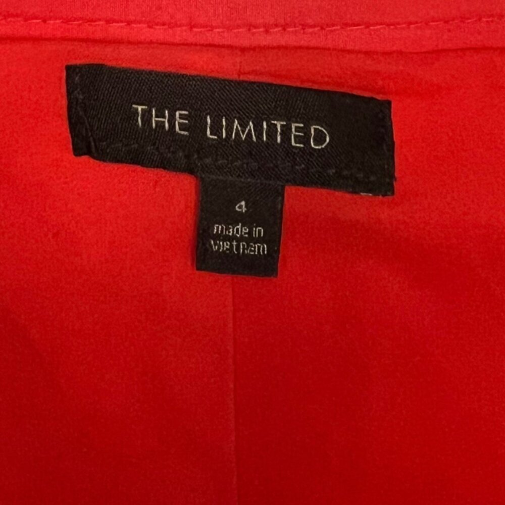 Bright Red Floral The Limited Skirt Size 4 - Picture 2 of 3